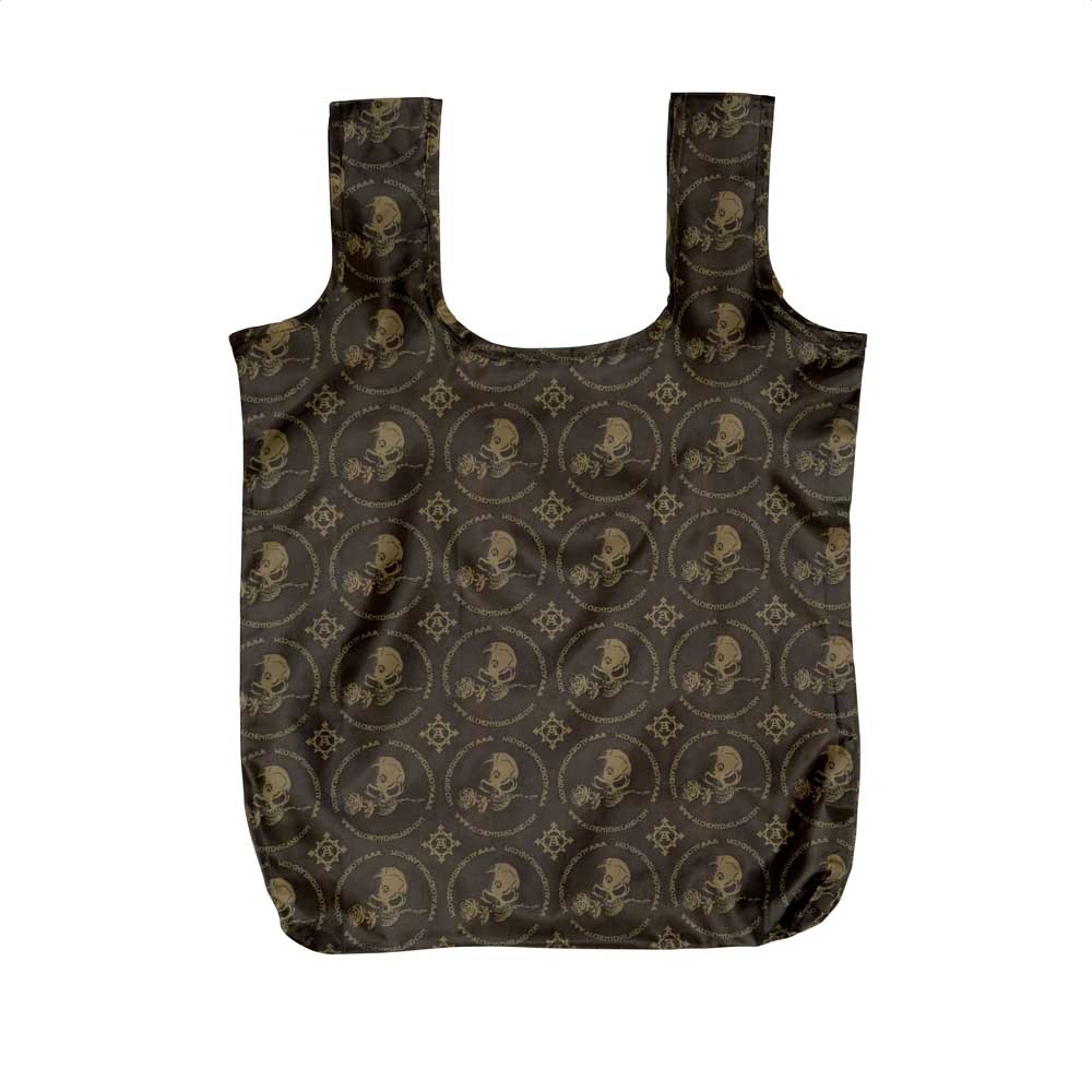 Alchemy - Foldable shopping bag Skulls Sac à main - Noir